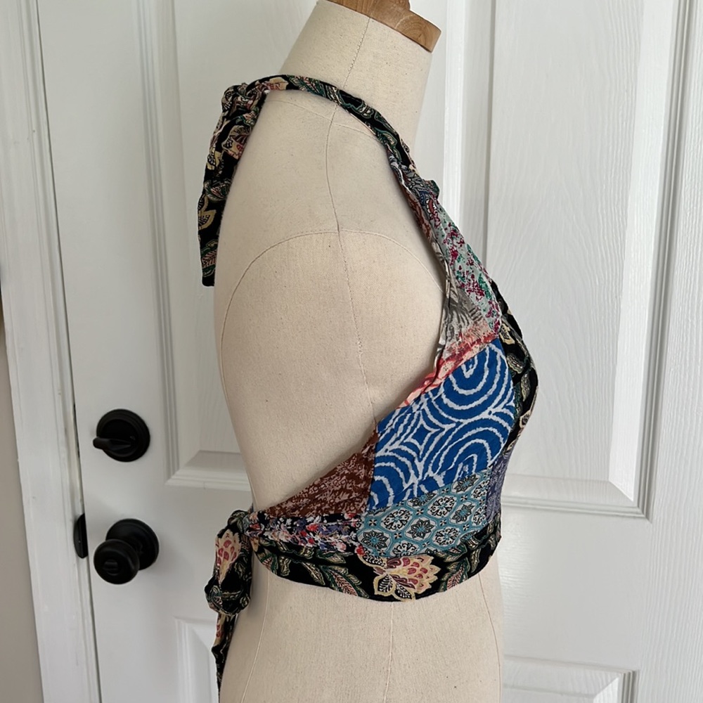 Patchwork Halter Top - image 4